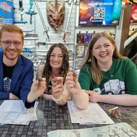 Sor the paladin, Celaena the druid and Azara the wizard - also known as Scottish Green co-leader Ross Greer, Political Correspondent Rachel Amery, and co-leader Gillian Mackay.